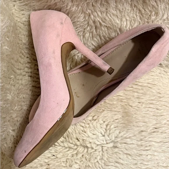 Zara Blush Pink Suede Stiletto Pumps 👠 - Picture 9 of 10
